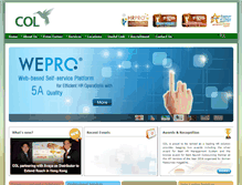 Tablet Screenshot of col.com.hk